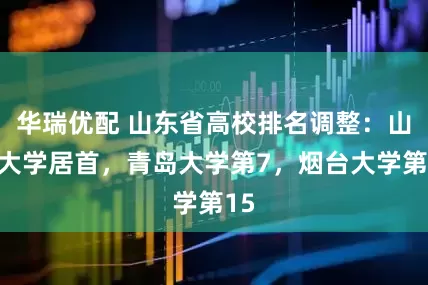 华瑞优配 山东省高校排名调整：山东大学居首，青岛大学第7，烟台大学第15